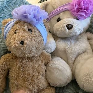 NWOT Baby bow headbands.  Set of 10.  Lot includes all these colors.